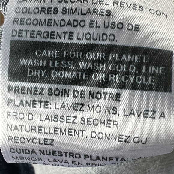 Signature by Levi Strauss Curvy Straight Leg Jeans in Dark Blue Wash Size 12 - Picture 13 of 15